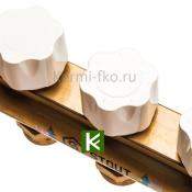 Коллектор для теплого пола с вентилями 9 выходов STOUT SMB 0468 000009